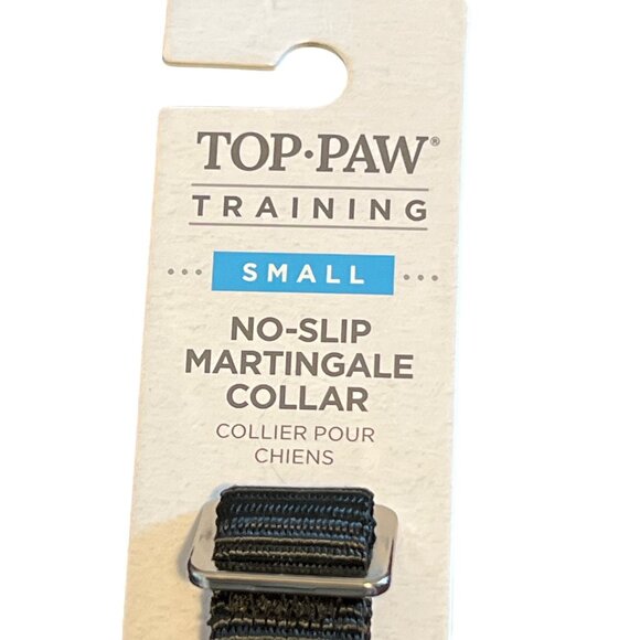 Top Paw Training No Slip Martingale Dog Collar Adjustable Black Size Small NWT - Picture 3 of 4